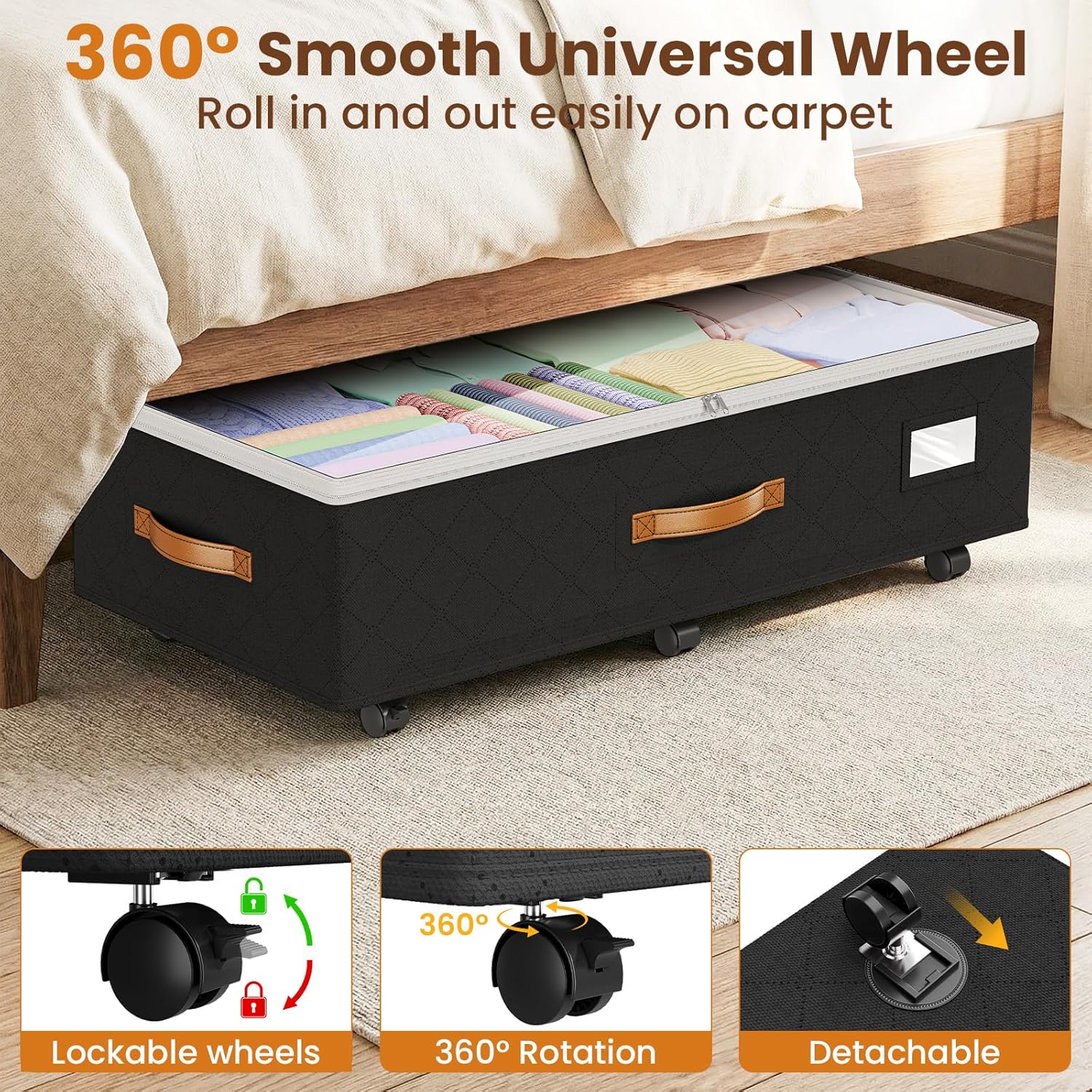 under-bed storage rolling box — daily find — view 3