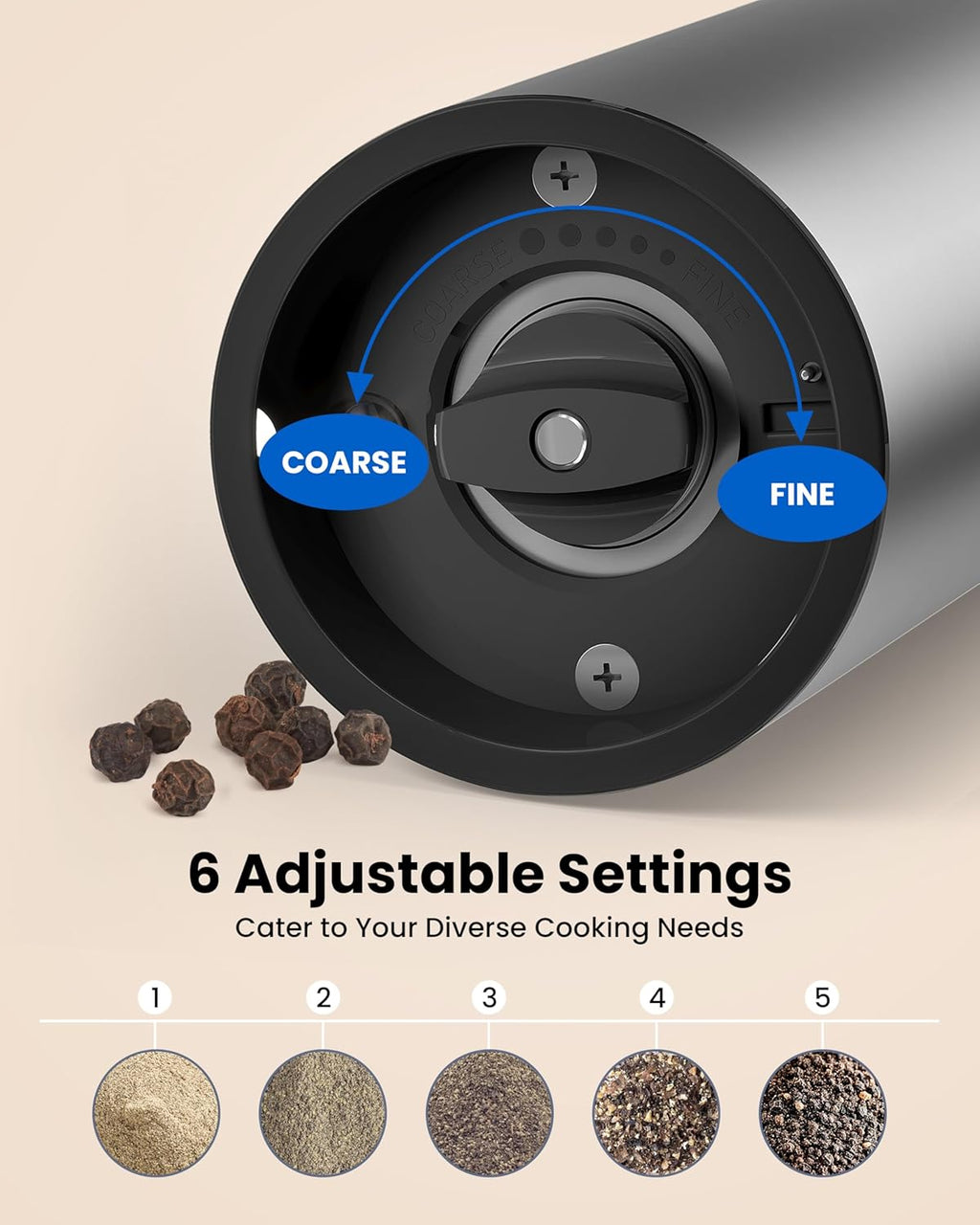 electric pepper mill one-hand — daily find — view 6