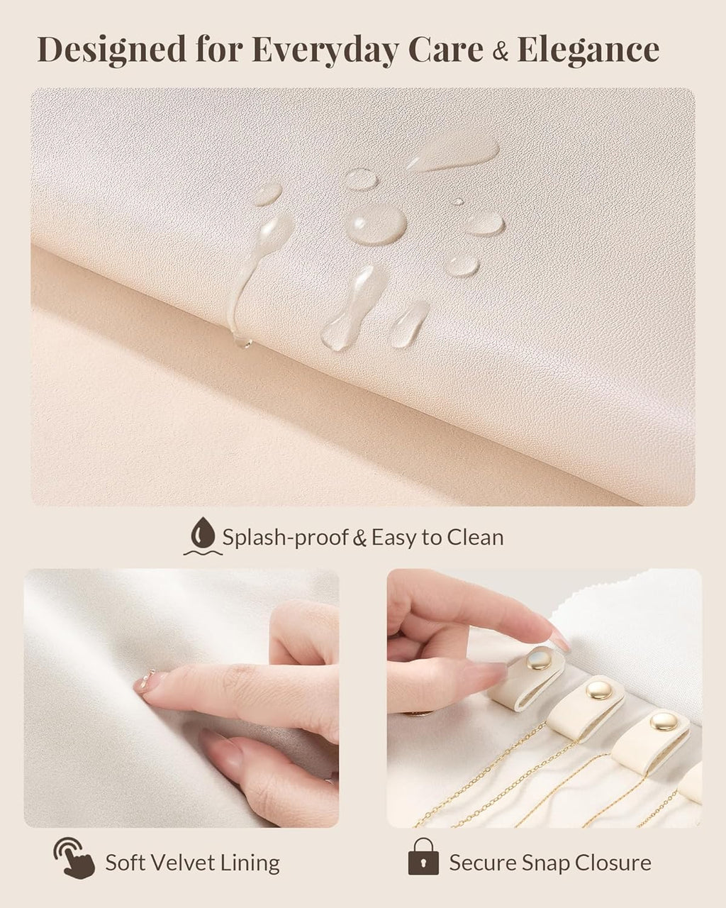 travel jewelry roll organizer — daily find — view 5