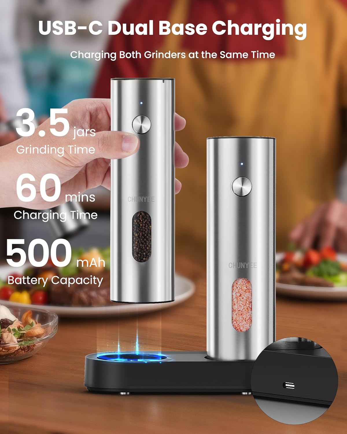 electric pepper mill one-hand — daily find — view 2