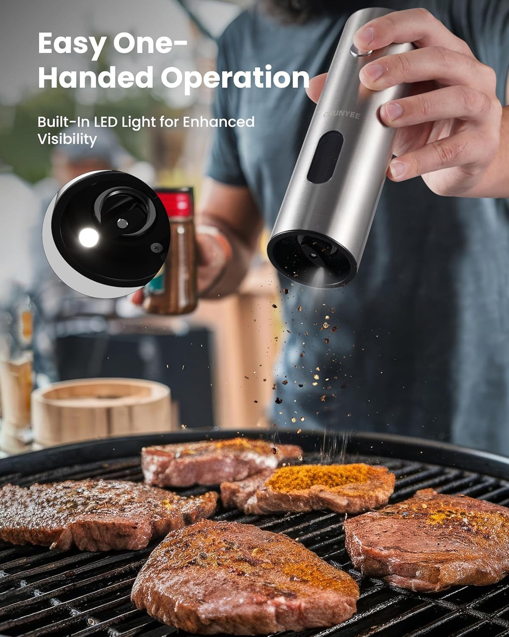electric pepper mill one-hand — daily find — view 4