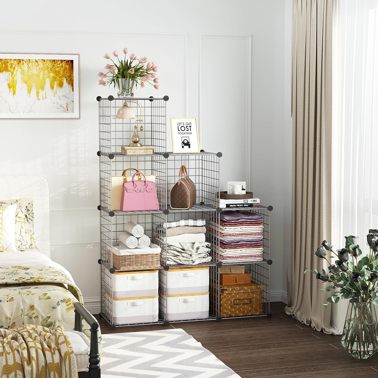 closet cube organizer 9 grid — daily find — view 2