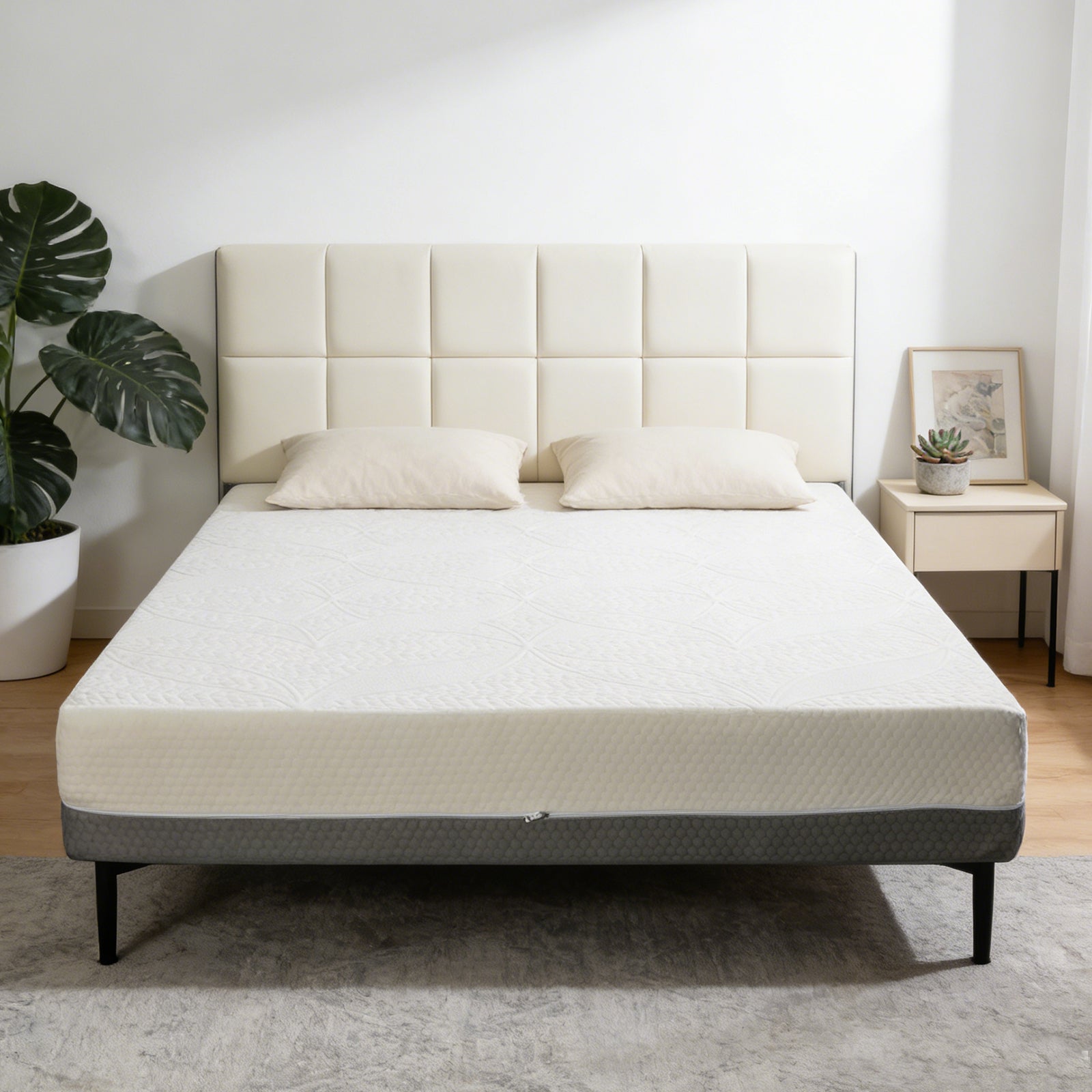 10-Inch Full Mattress  Made In Japan Gel-Perforated   Perforated Layers, 7-Zone 