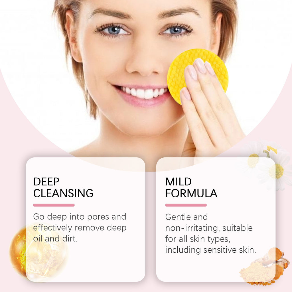 40pcs Turmeric Kojic Acid Cleansing Pads, Turmeric Cleansing Pads With Vitamin B