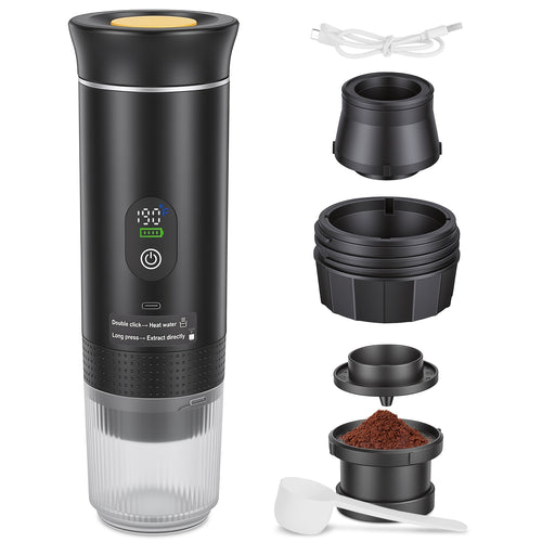 3 In 1 Portable Espresso Machine Cordless Mother Day Self Heating Coffee Maker W