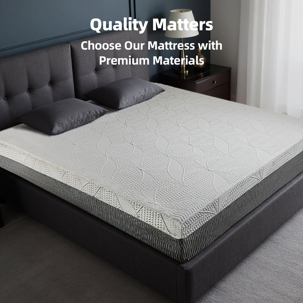 14-Inch Queen Mattress  Made In Japan- Plush Thick Design & Breathable, Steriliz