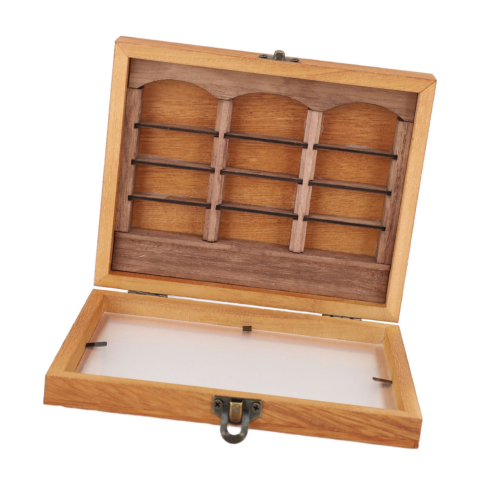 Miniature Book Boxes Display Case Cabinet Anxiety Relief Books Shaking Bookshelf