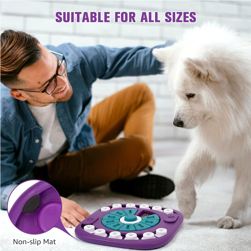 Dog Puzzle Toys, Interactive Treat Puzzle Dog Enrichment Toys For Large Medium S
