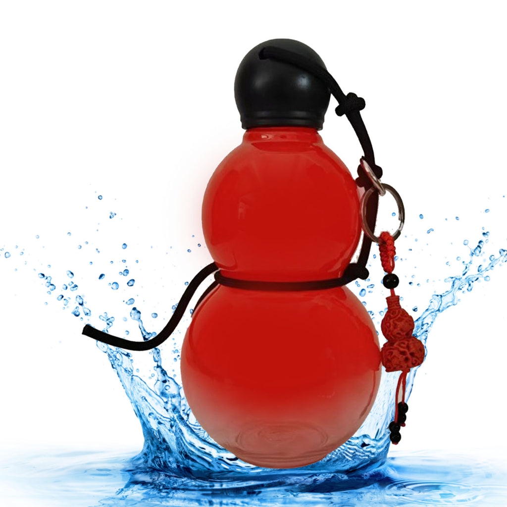 Gourd Style Water Bottle PC 800ml Insulated Chinese Retro Portable Sports Water 