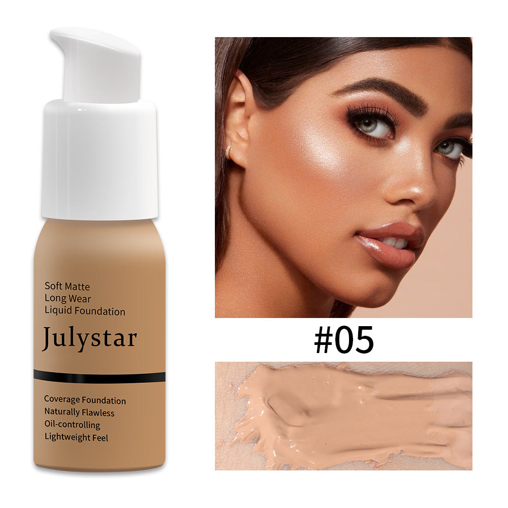 Oil Control Foundation Cream Full Coverage Concealer Long Lasting Waterproof Mat