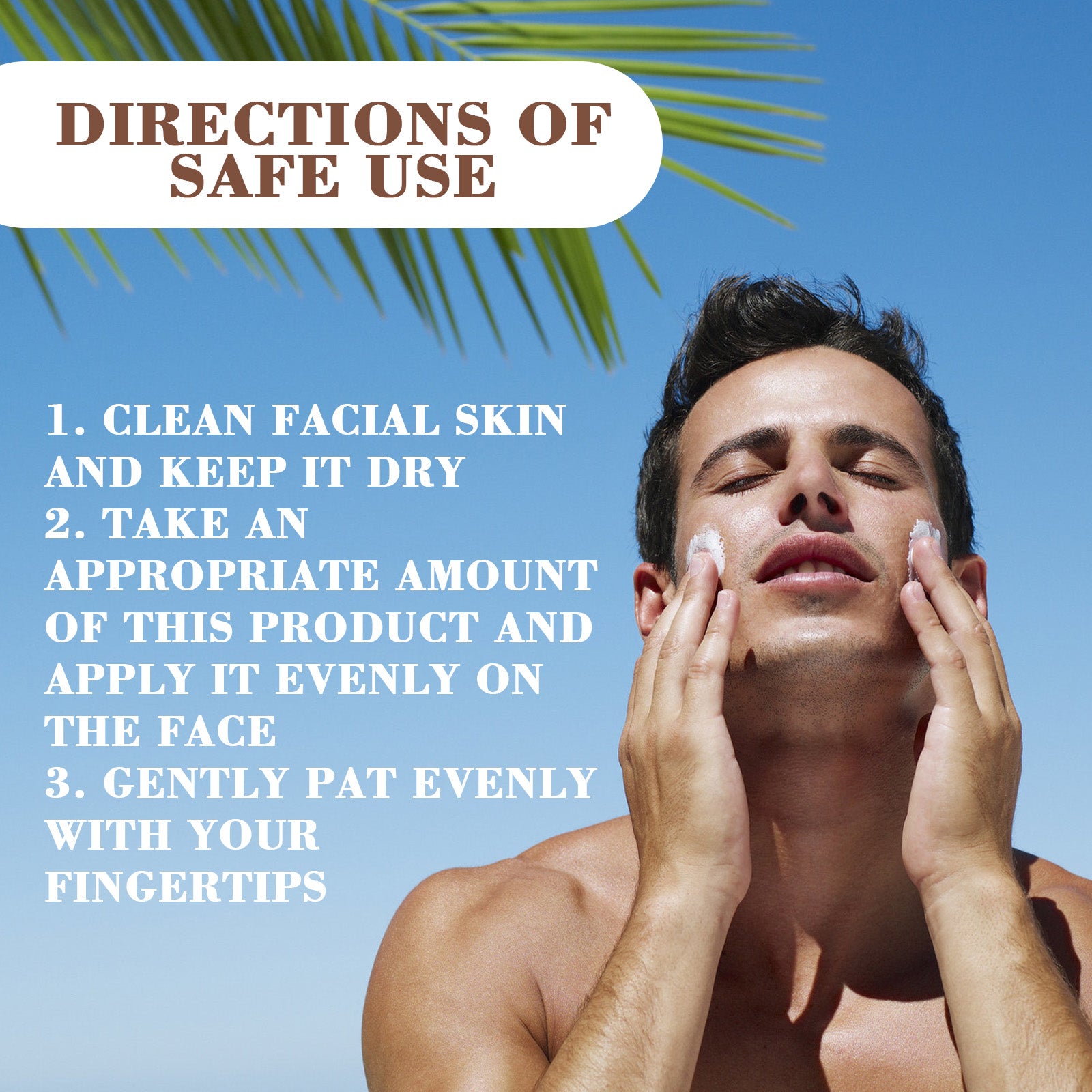 East Moon Enhanced Sunscreen For Men, Summer Outdoor Uv Protection Moisturizing 