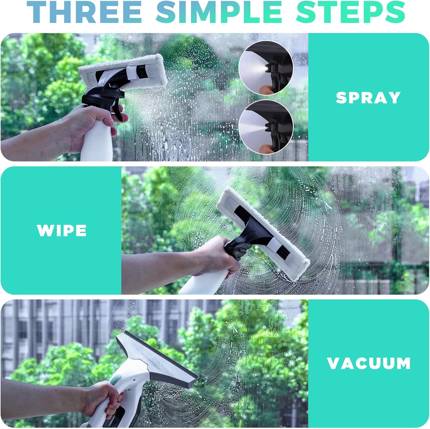 squeegee window cleaning set — daily find — view 4