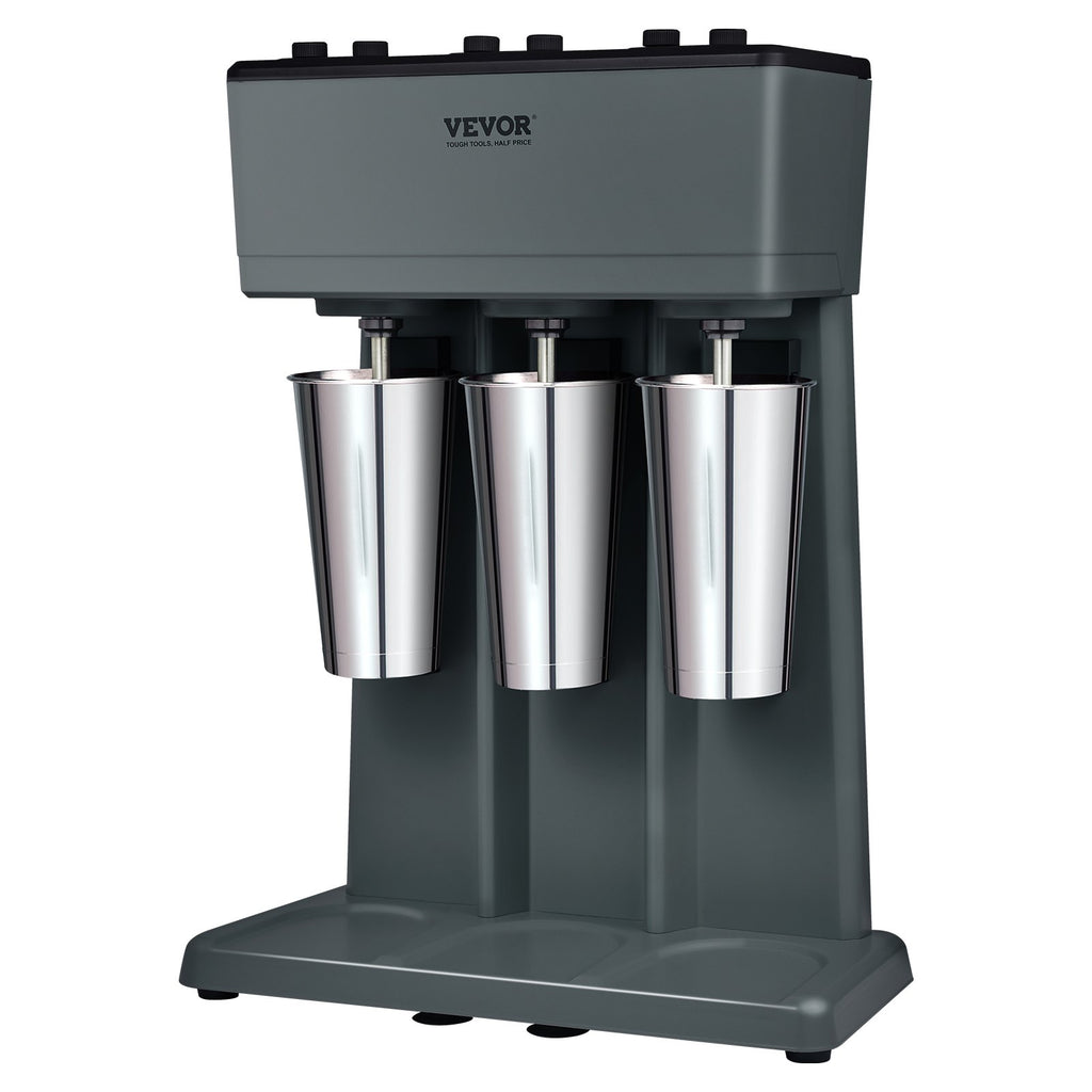 Milkshake Maker, 375W X 3 Electric Milkshake Machine, Triple Heads Drink Mixer B