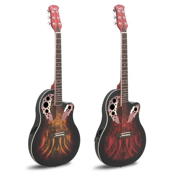 Don't Sell On Amazon - 41 Inch Full-Size Cutaway Acoustic-Electric Guitar Grape 