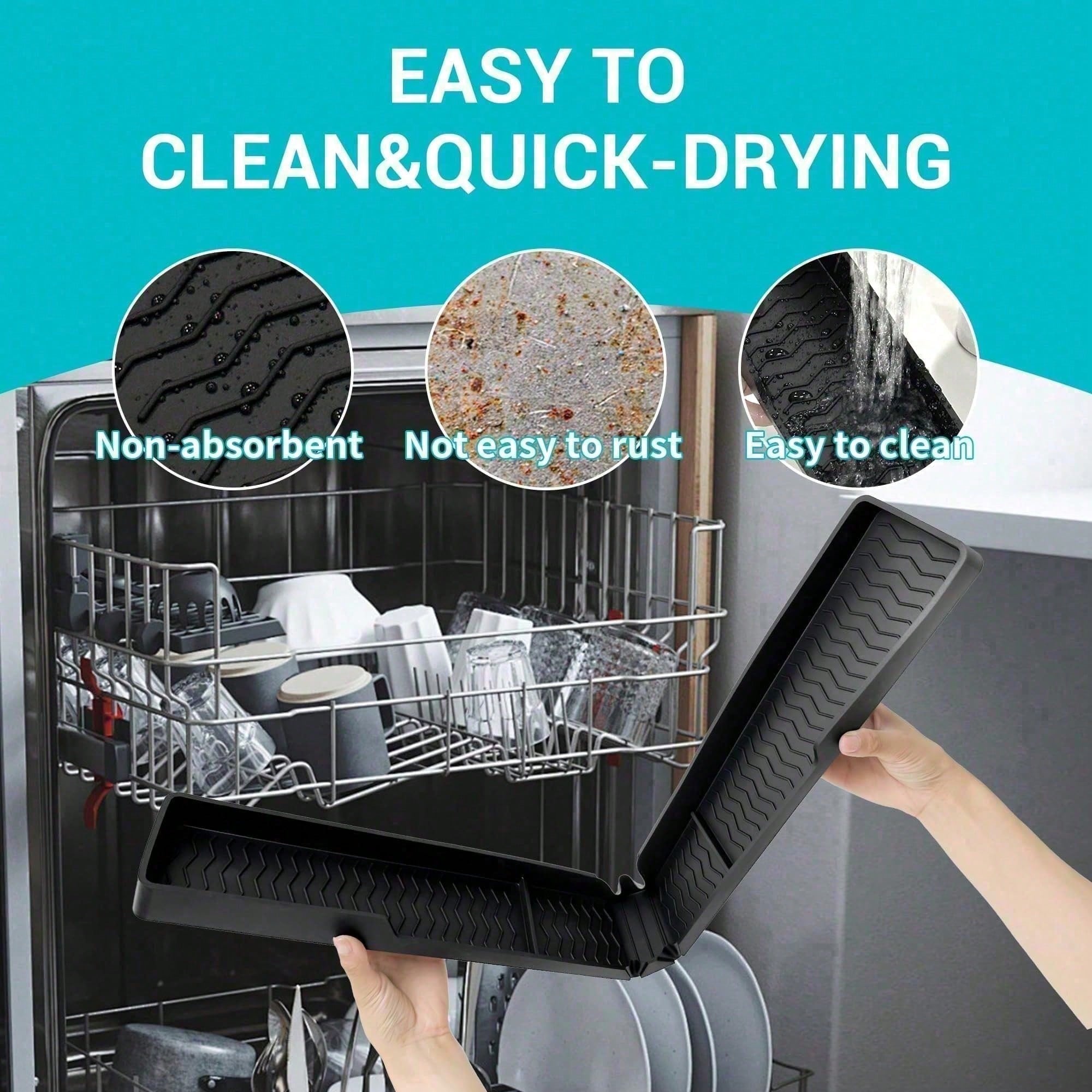 Heat Resistant 30inch Stove Back Rack, Space Saving Storage Solution To Declutte