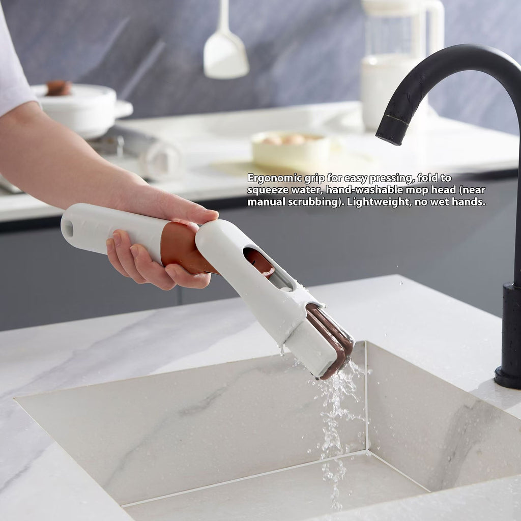 Mini Spray Mop - Portable Lightweight Dual-Purpose Dry & Wet Cleaning Tool For K