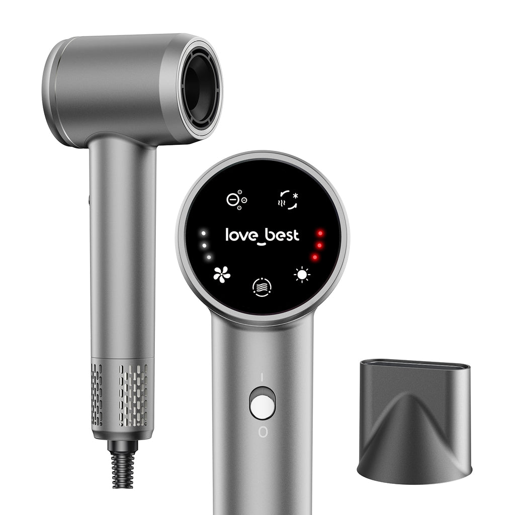 Hair Dryer, Professional Ionic Hair Dryer For Fast Drying, Low Noise And Quiet, 
