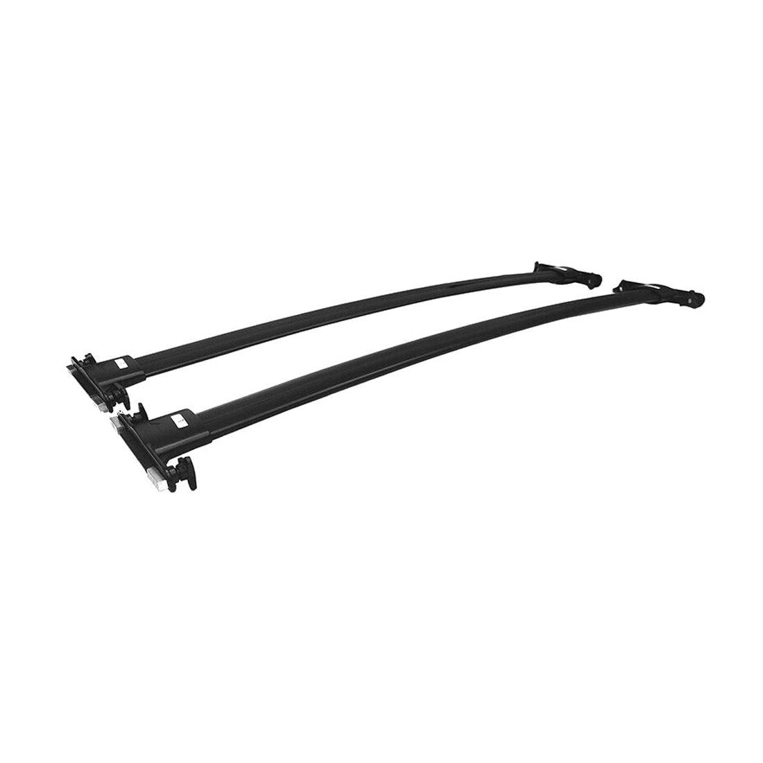 For 10-23 T Oyota 4Runner Black Top Roof Rack Cross Bar Cargo Carrier-Aluminum
