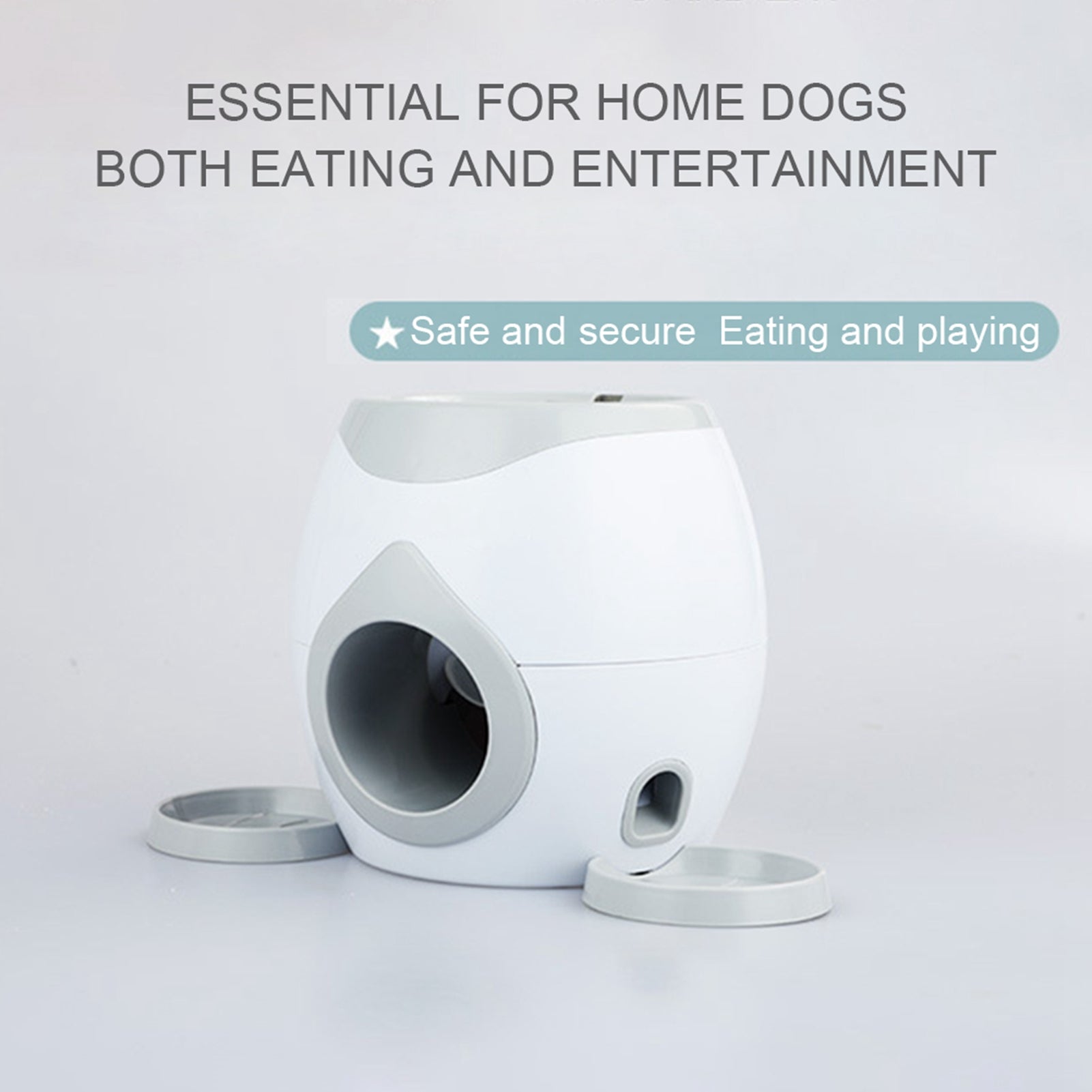 Automatic Pet Feeder Fetch Tennis Ball Dog Training Toys Interactive Throwing Ba