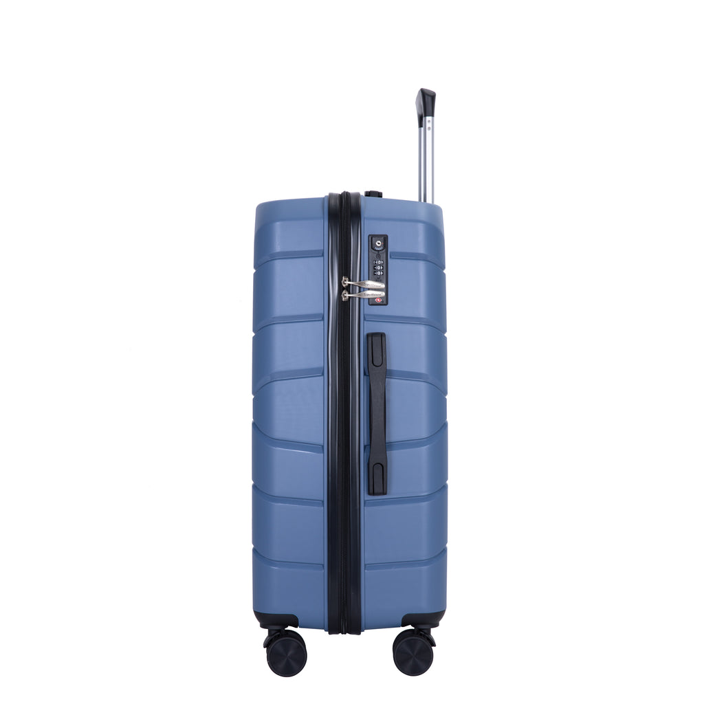 Hardshell Suitcase Spinner Wheels PP Luggage Sets Lightweight Durable Suitcase W
