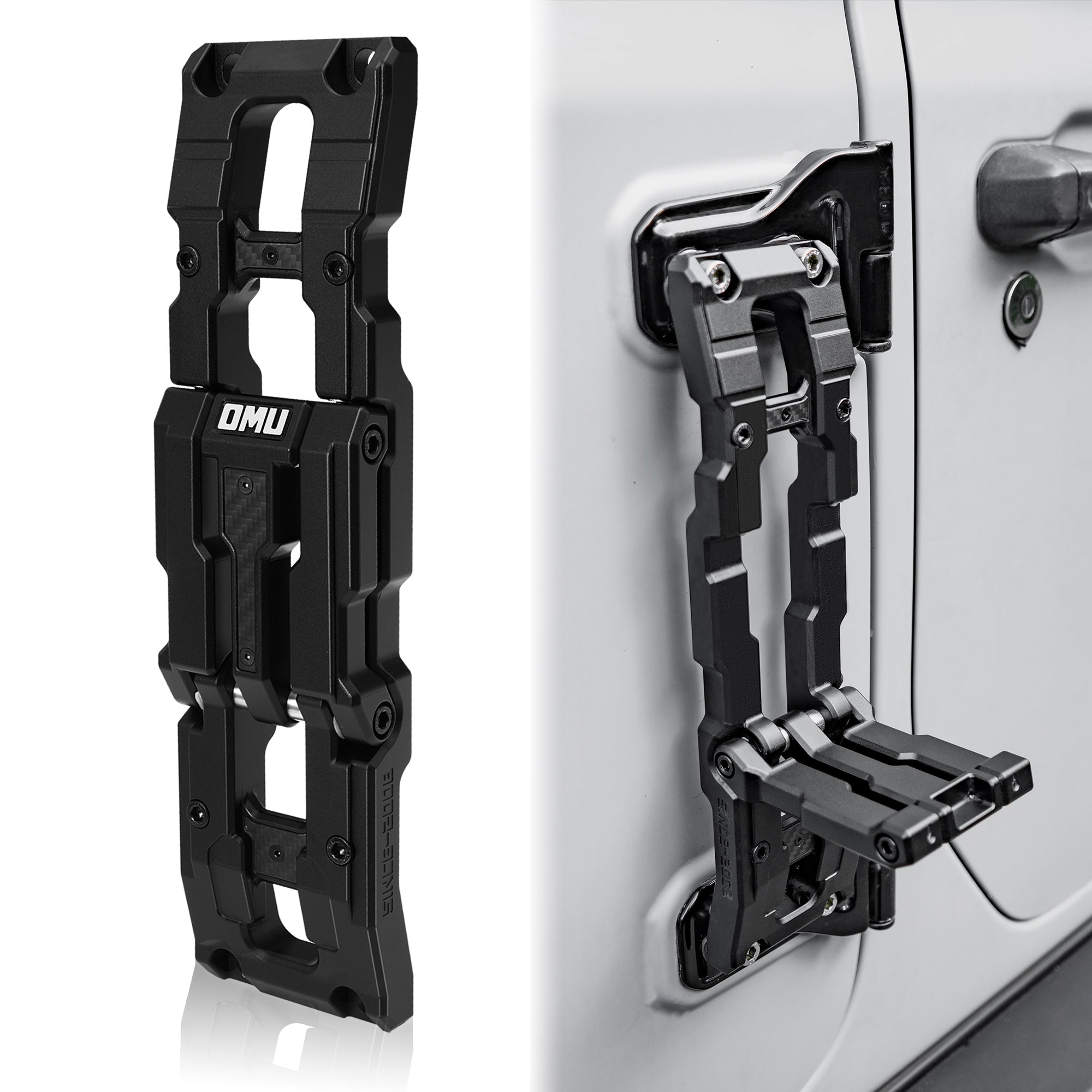 OMU Genesis Series Door Hinge Step Aluminum Door Hinge Step Folding Foot Pedal S