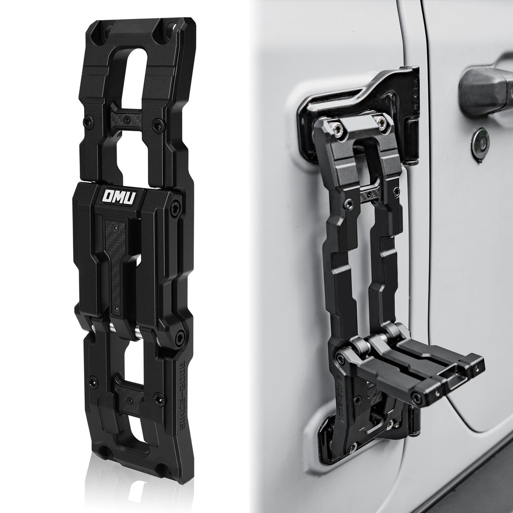 OMU Genesis Series Door Hinge Step Aluminum Door Hinge Step Folding Foot Pedal S