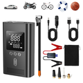 Portable Car Starter With Air Compressor,150PSI Digital Tire Inflator,Car Batter