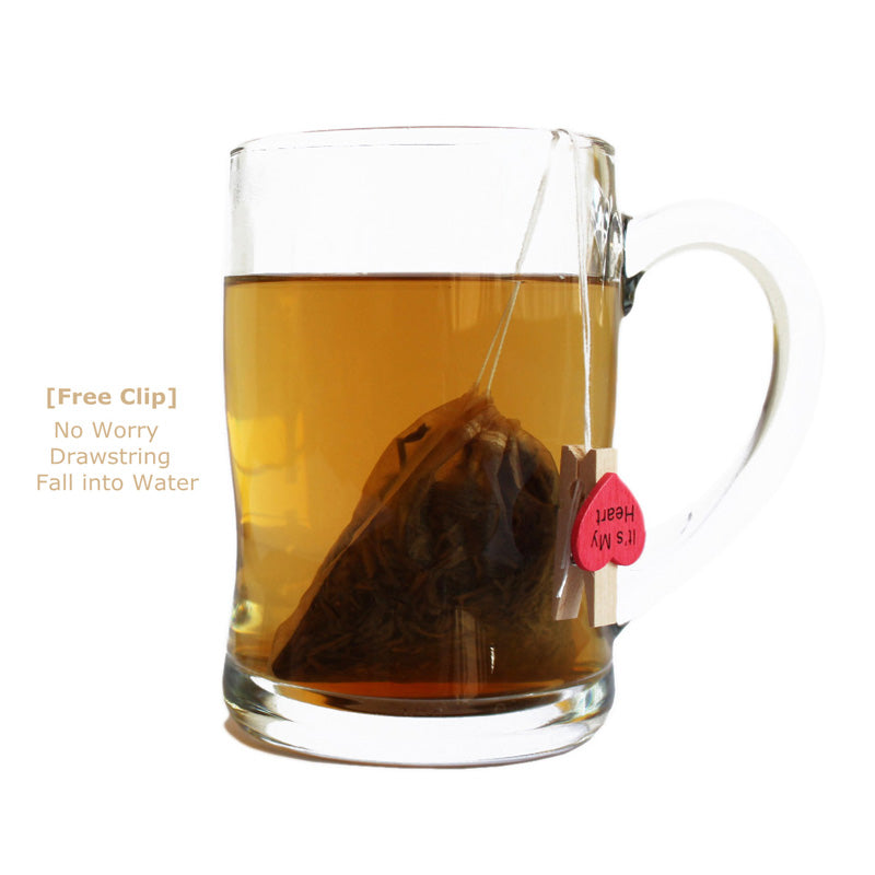 200 PCS Tea Filter Bags,Disposable Tea Infuser Drawstring Loose Leaf Tea With Na