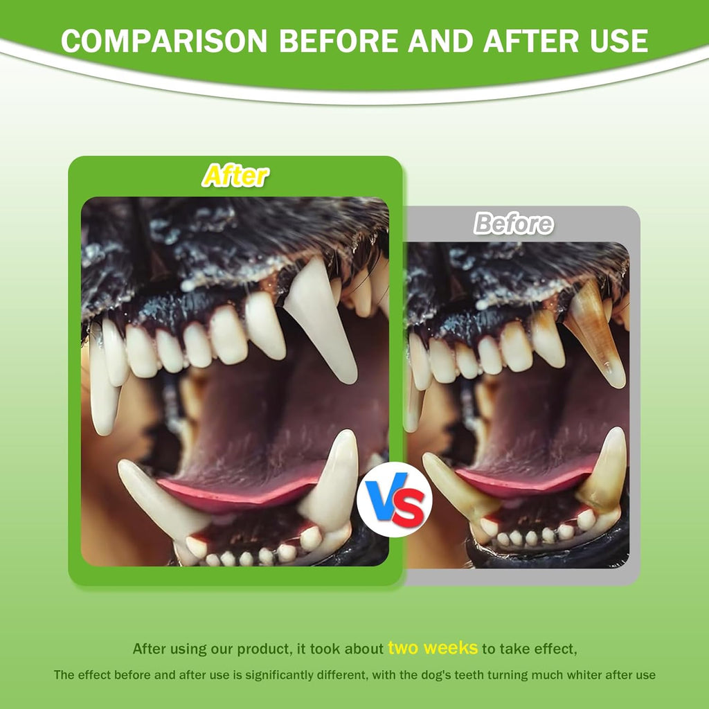 Pet Dental Powder - Freshens Breath, Protects Gums And Strengthens Teeth. An Ess