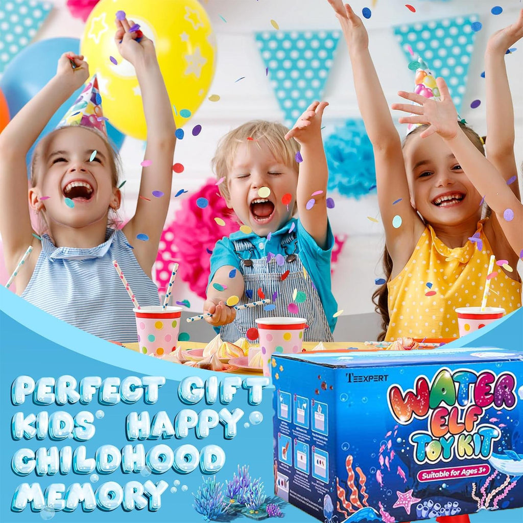 Magic Gel Water Pet Slow-Rebound Toy Set - 20 Types Of Gel, 5 Molds - DIY Crafts