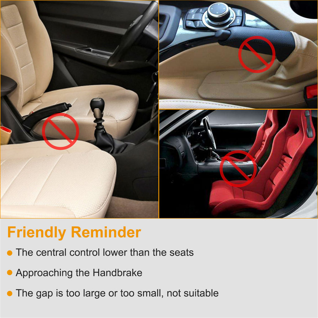1Pc Car Seam Cup Holder Seat Gap Wedge Drink Storage Organizer Console Side Pock