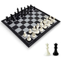 Travel Chess Set, 9.8in Magnetic Chess Board With 2 Extra Queen Portable Folding