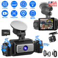 4 Channel Car Dash Cam With 128G MMC Card 1080P Front 720P Left Right 480P Rear 