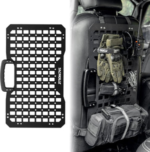 TACMOLLE Portable Rigid MOLLE Panel, Tactical Car Back Seat