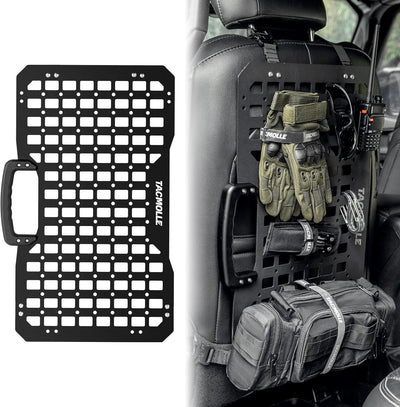 TACMOLLE Portable Rigid MOLLE Panel, Tactical Car Back Seat