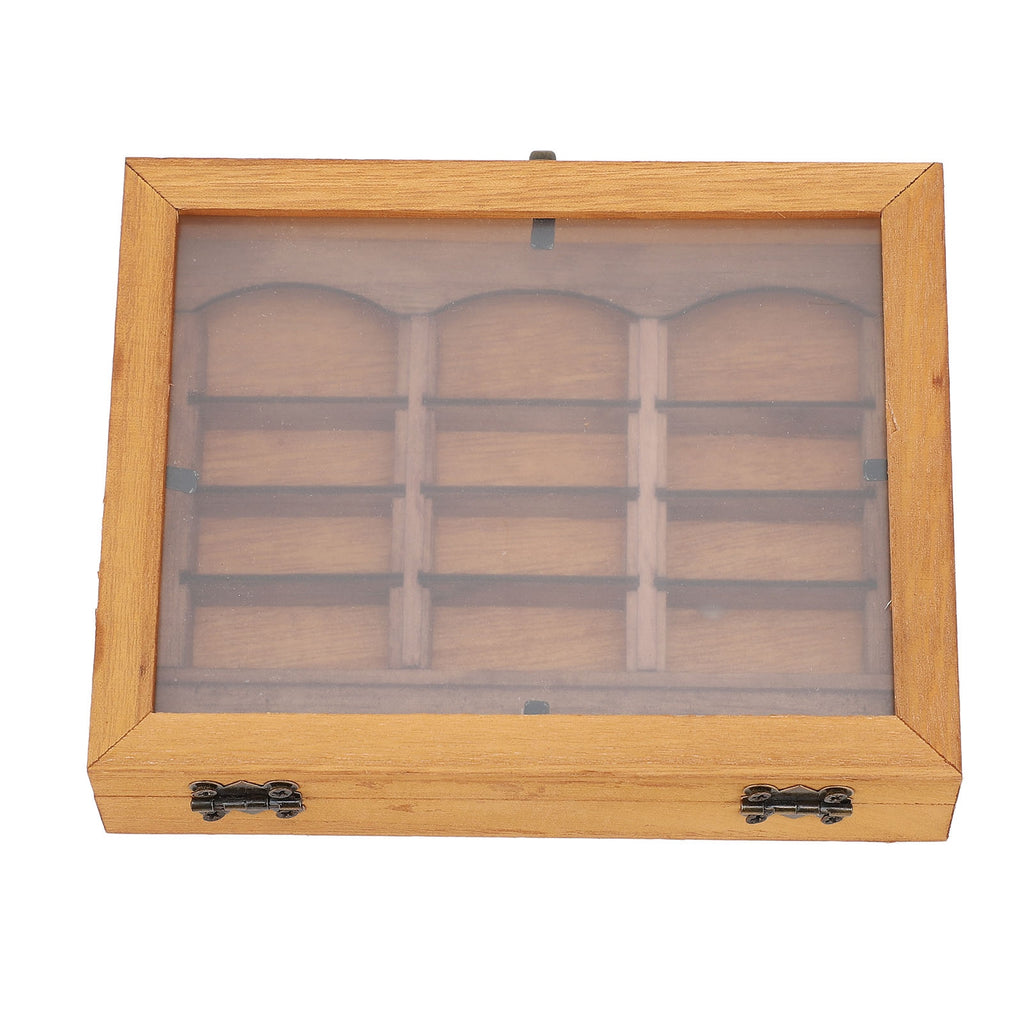 Miniature Book Boxes Display Case Cabinet Anxiety Relief Books Shaking Bookshelf