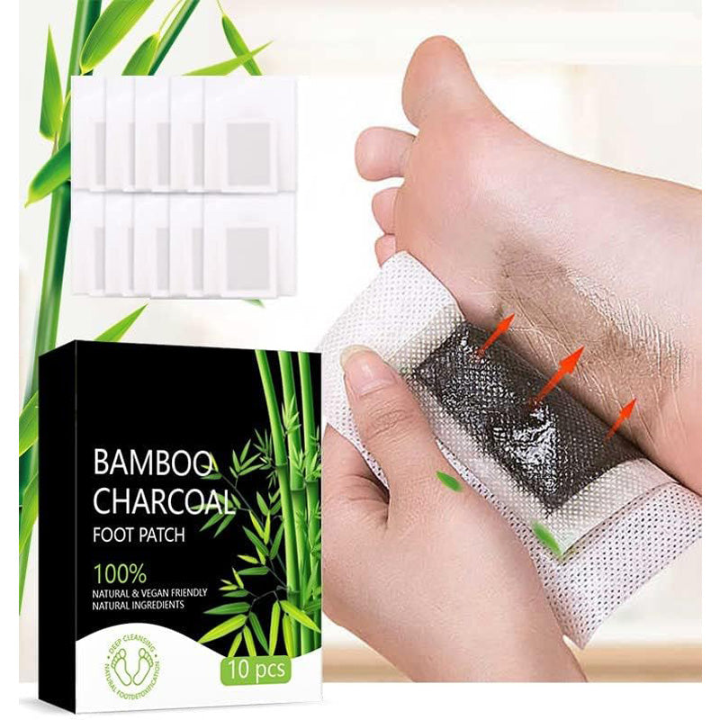 20pcs Natural Bamboo Charcoal Foot Patch,Strong Adhesive Patch,Comtable Herbal D