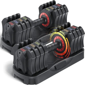 Adjustable Dumbbell Set Of 22.5LB Set-1Sec Adjustable Dumbbell...