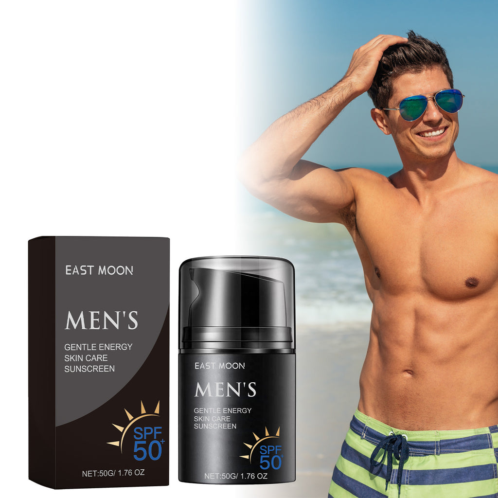 East Moon Enhanced Sunscreen For Men, Summer Outdoor Uv Protection Moisturizing 
