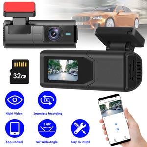 2K HD Front Dash Cam For Car
