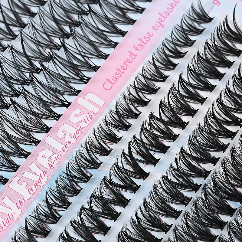 Lash Clusters, 640 Pcs Eyelashes Cluster Extensions 9-16mm Fluffy Individual Las