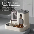 4 Colors Gravity Pet Feeder Water Dispenser Cute Cat Shaped Automatic Food Water