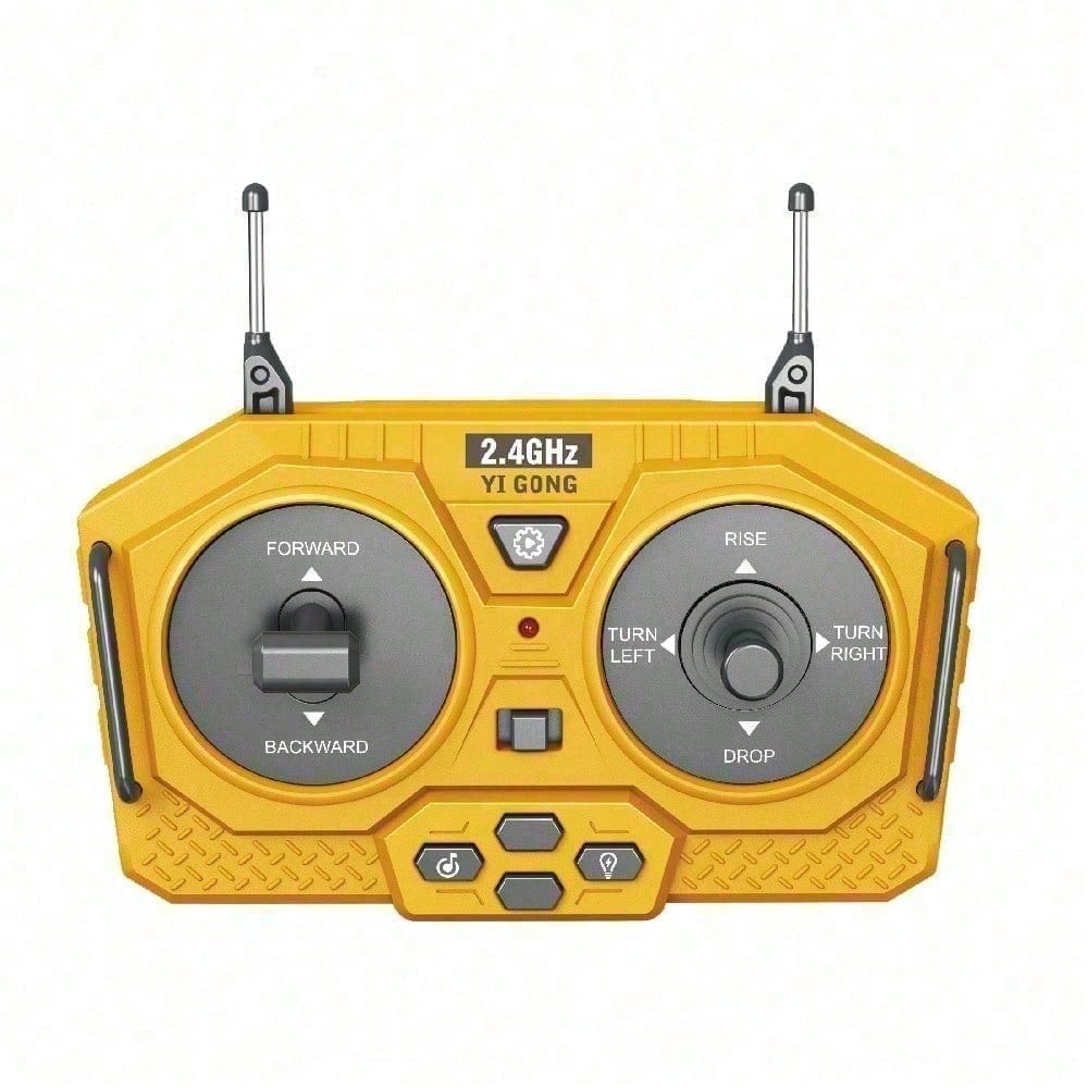 9 Channel 2.4GHz RC Heavy Duty Alloy Bulldozer With Metal Blade, Rechargeable Ba