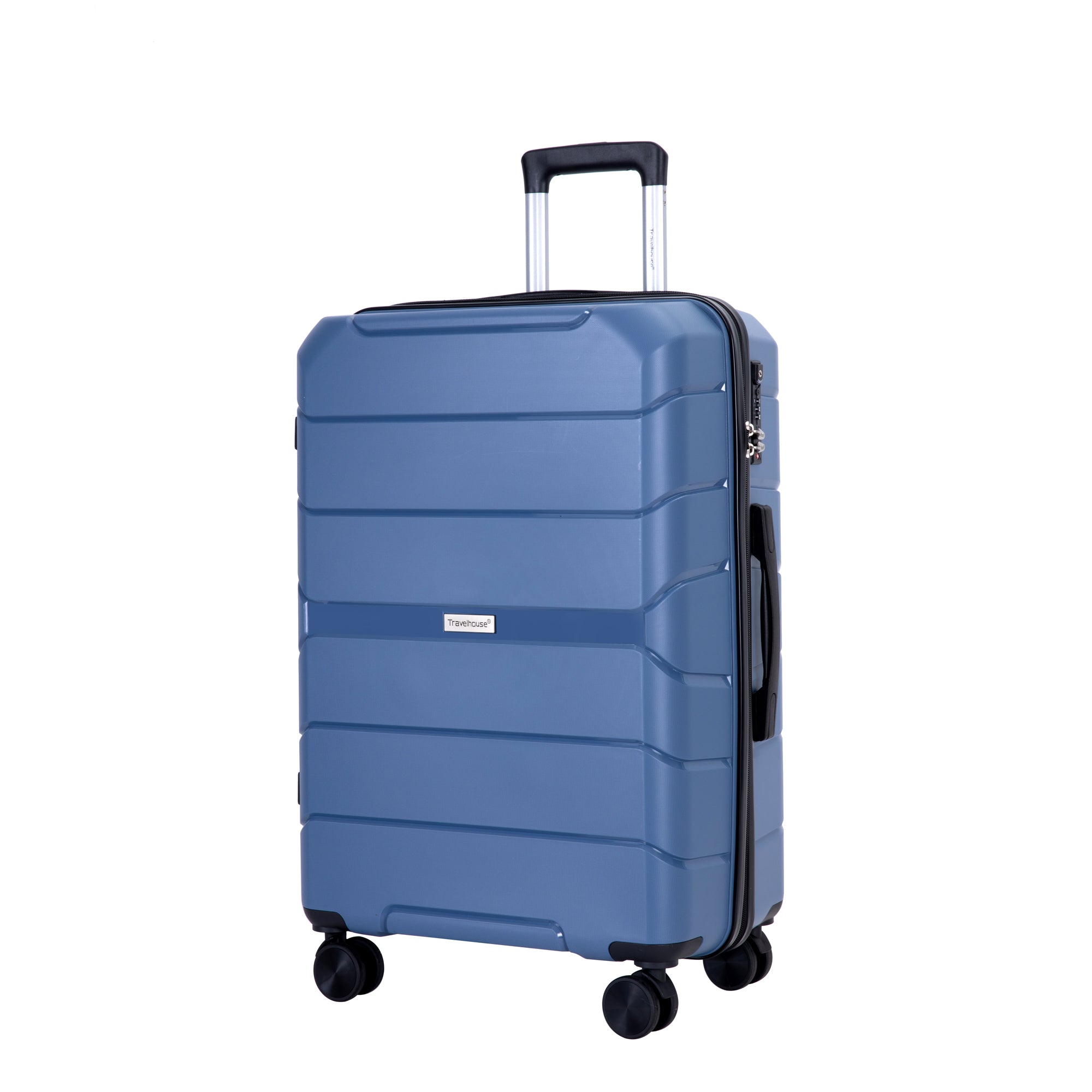 Hardshell Suitcase Spinner Wheels PP Luggage Sets Lightweight Durable Suitcase W