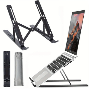 Laptop Stand Portable Adjustable Tablet Holder Desk Riser for Notebook Book