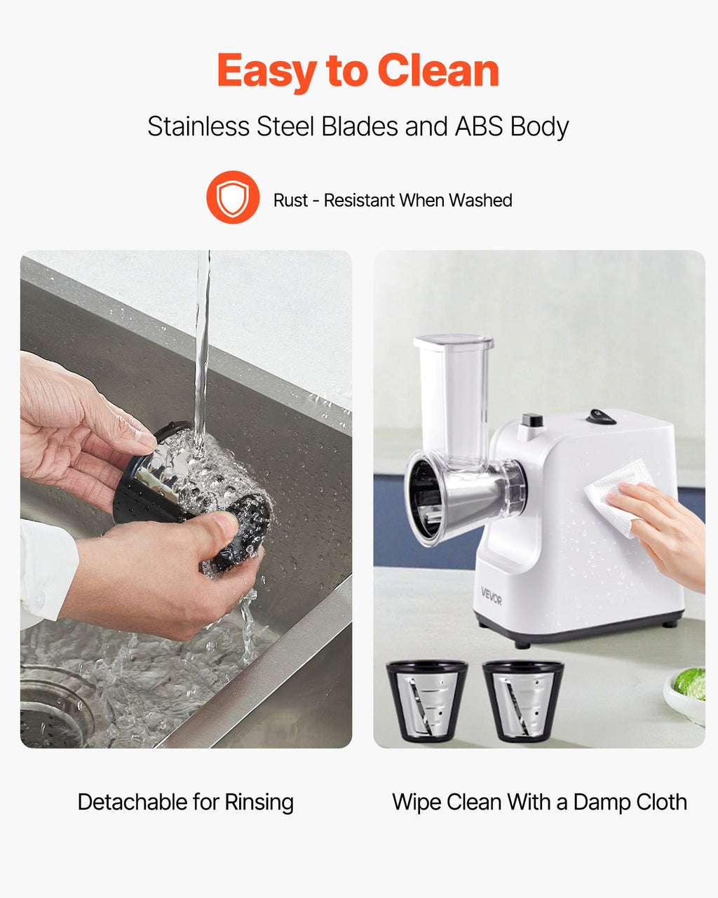 Electric Cheese Grater Salad Maker, 200W Salad Shooter, Electric Vegetable Slice