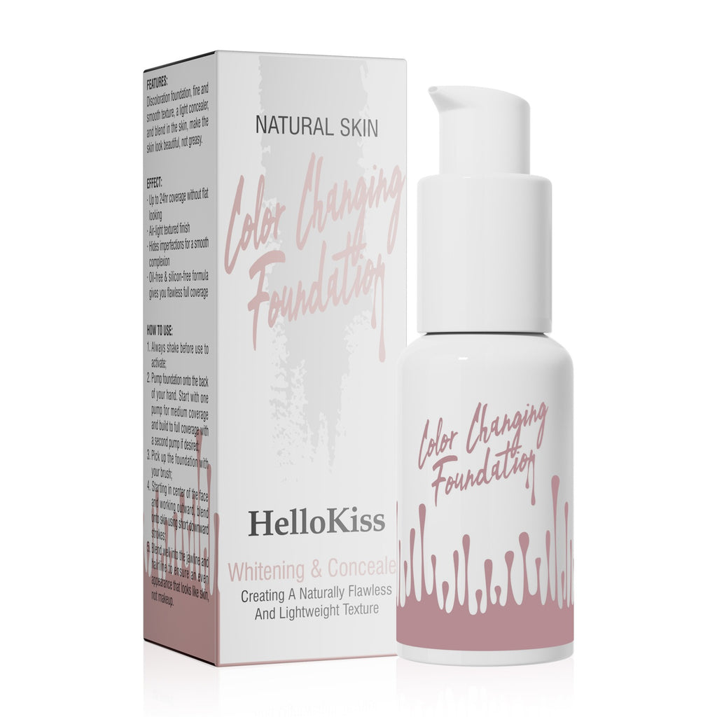 Color Changing Foundation,Color Changing Liquid Foundation Brightens And Lasts F