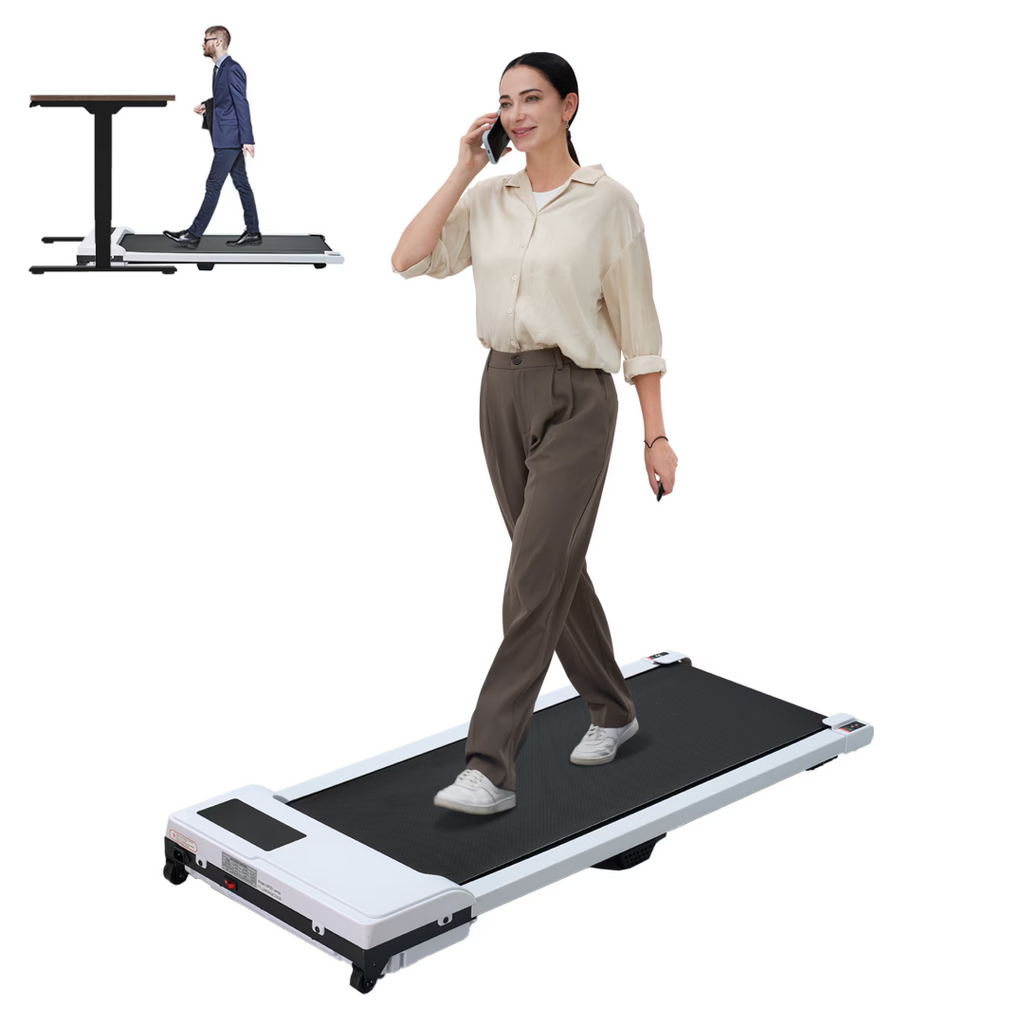 Walking Pad With Quiet 2.0 HP Brushless Motor, Countdown Modes, Spacious Running