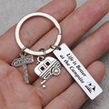 4pcs  Camping Site Life Is Better Keychain, RV Camping Trailer Accessories, Camp