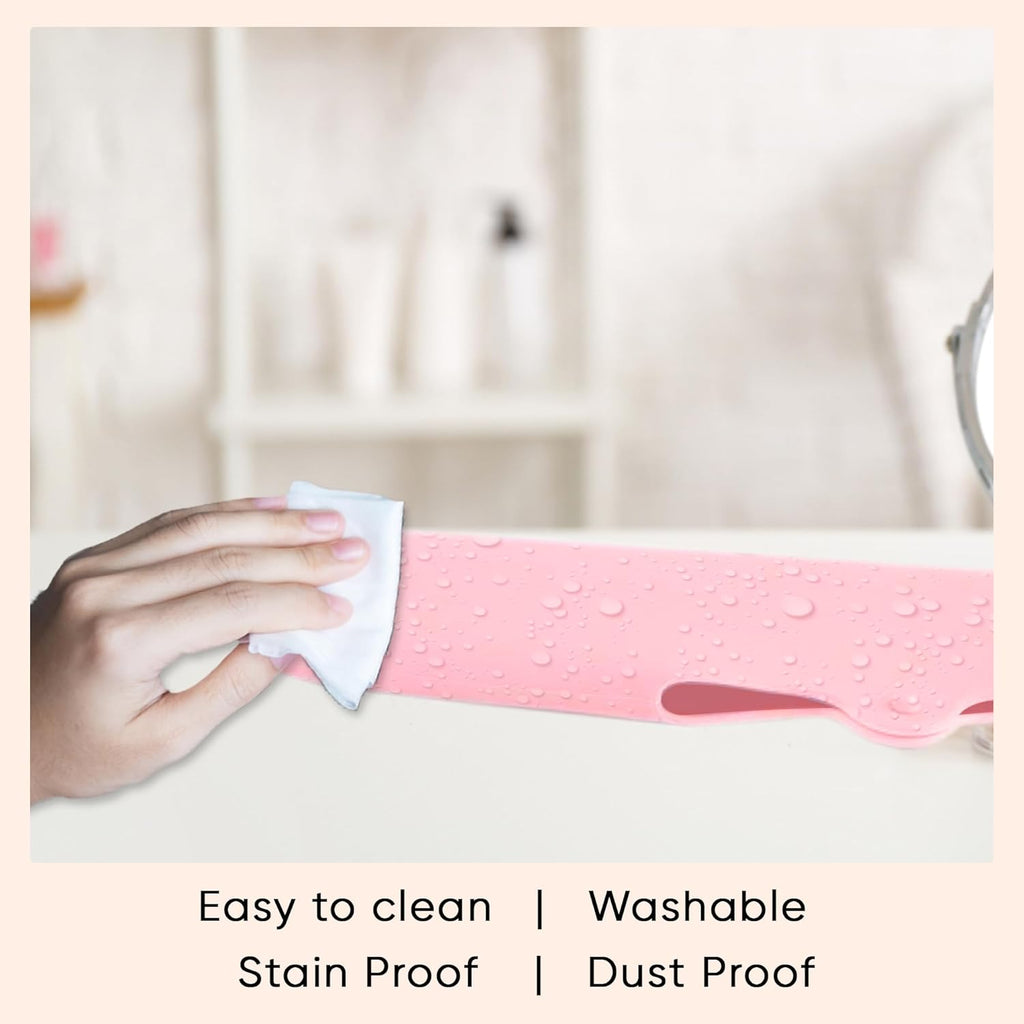 Travel Makeup Brush Holder, Beauty Blender Holder ,Silicone Make Up Brush Organi